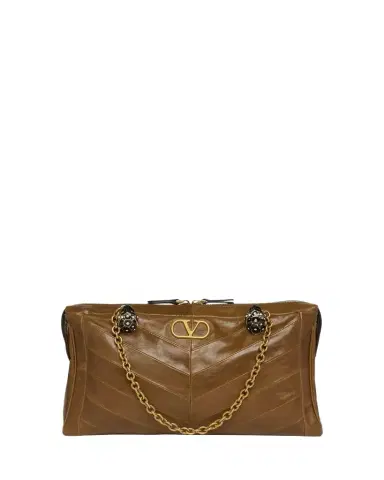 Valentino Garavani Panthea Medium Patchwork Chevron Shoulder Bag | Thumbnail 1