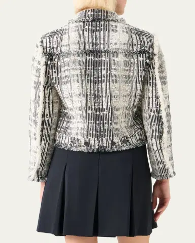 Akris punto Textured Raw Cotton Denim Jacket | Thumbnail 3