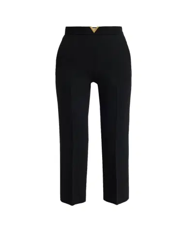 Valentino Garavani V-Logo Straight-Leg Crop Pants | Thumbnail 1 Valentino Garavani V-Logo Straight-Leg Crop Pants | Thumbnail 1