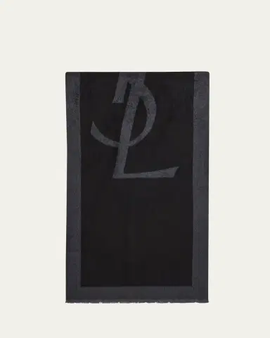 Saint Laurent YSL Large Silk Scarf | Thumbnail 4