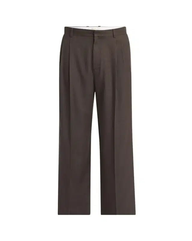 Men's Oberyn Cashmere and Silk Flannel Pleated Trousers