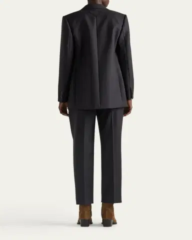 Prada Wool Gabardine Single-Breasted Blazer | Thumbnail 3