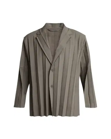 Homme Plissé Issey Miyake Men's Edge Ensemble Pleated Sport Coat | Thumbnail 1