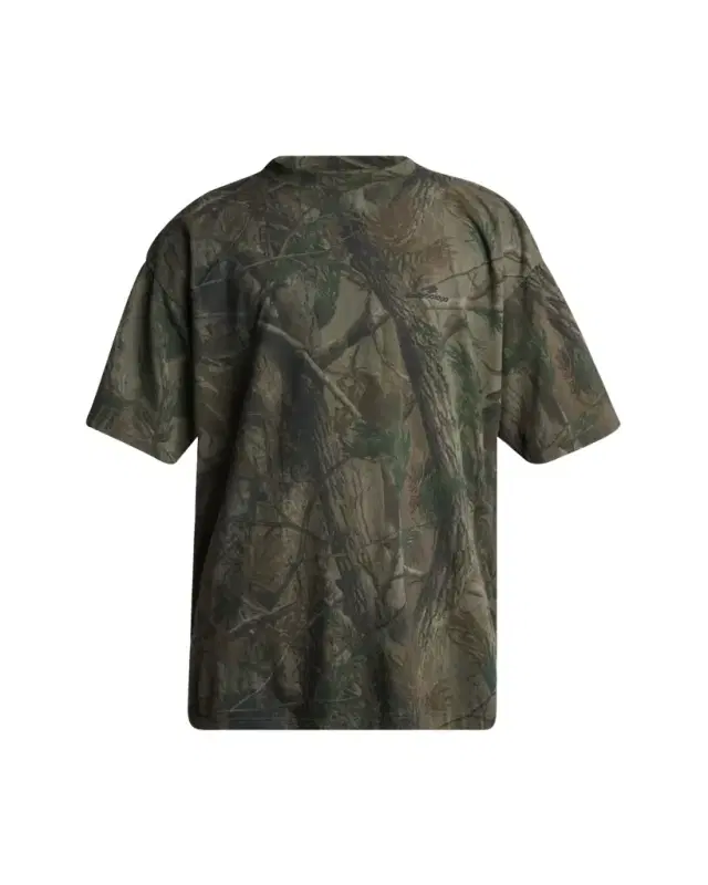 Men's Camouflage Jersey Sports Logo T-Shirt