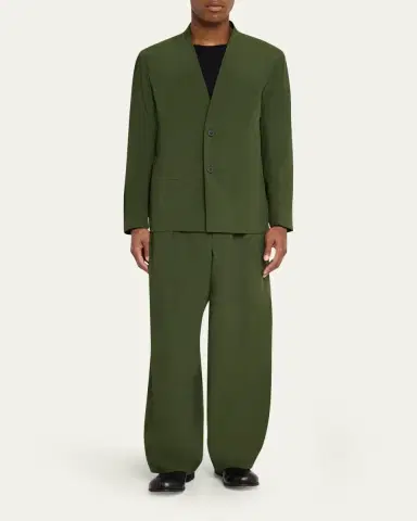 IM MEN Men's Single-Breasted Air Jacket | Thumbnail 2