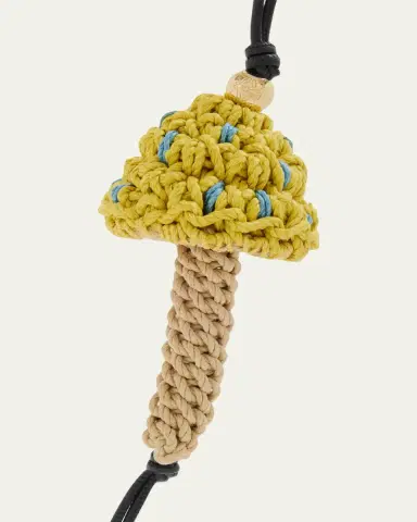 LOEWE Woven Mushroom Bag Charm | Thumbnail 2