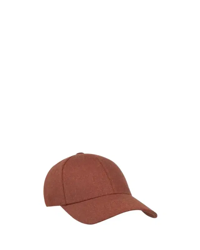 Men's Virgin Wool Mid Profile 6-Panel Baseball Cap