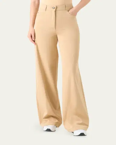 Akris punto Cooper Wide-Leg Cotton Gabardine Pants | Thumbnail 2 Akris punto Cooper Wide-Leg Cotton Gabardine Pants | Thumbnail 2
