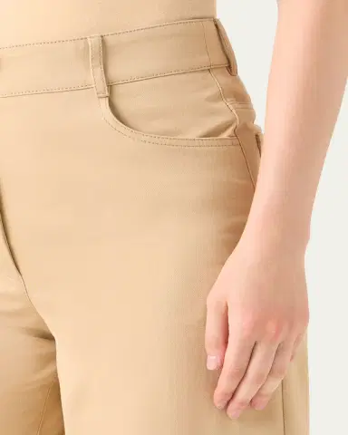 Akris punto Cooper Wide-Leg Cotton Gabardine Pants | Thumbnail 5 Akris punto Cooper Wide-Leg Cotton Gabardine Pants | Thumbnail 5