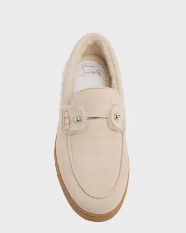 Christian Louboutin Chambeliboat Donna Shearling-Lined Suede Boat Shoes | Thumbnail 14 Christian Louboutin Chambeliboat Donna Shearling-Lined Suede Boat Shoes | Thumbnail 14
