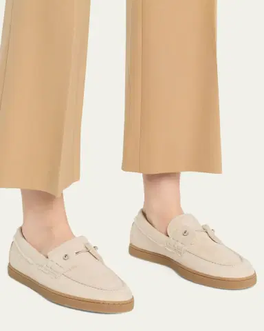 Christian Louboutin Chambeliboat Donna Shearling-Lined Suede Boat Shoes | Thumbnail 4 Christian Louboutin Chambeliboat Donna Shearling-Lined Suede Boat Shoes | Thumbnail 4