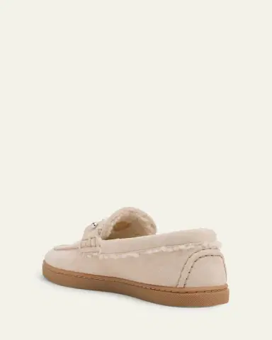 Christian Louboutin Chambeliboat Donna Shearling-Lined Suede Boat Shoes | Thumbnail 6 Christian Louboutin Chambeliboat Donna Shearling-Lined Suede Boat Shoes | Thumbnail 6