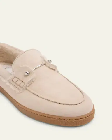 Christian Louboutin Chambeliboat Donna Shearling-Lined Suede Boat Shoes | Thumbnail 7 Christian Louboutin Chambeliboat Donna Shearling-Lined Suede Boat Shoes | Thumbnail 7