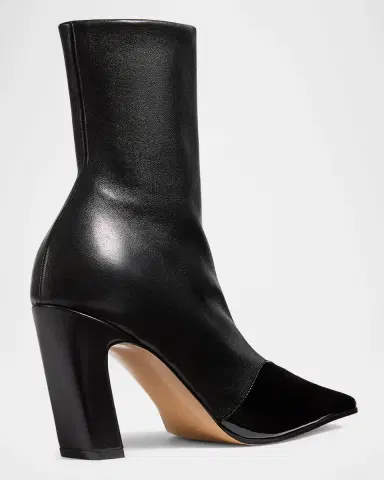 Khaite Nevada Patent-Wingtip Ankle Boots | Thumbnail 3