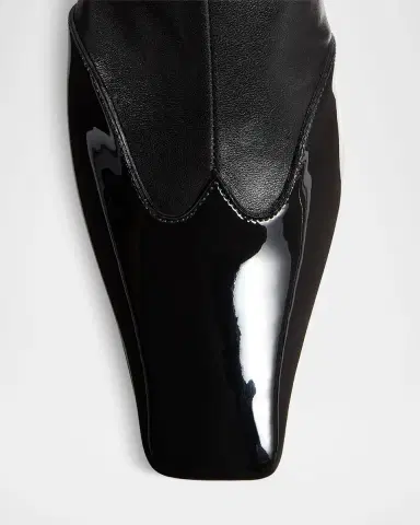 Khaite Nevada Patent-Wingtip Ankle Boots | Thumbnail 4