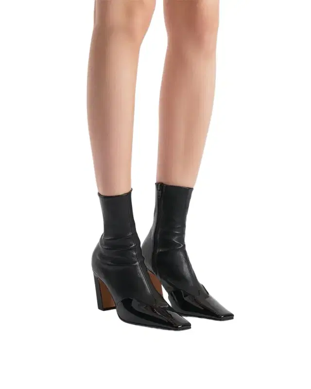 Nevada Patent-Wingtip Ankle Boots