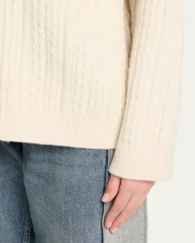 MM6 MAISON MARGIELA Cable-Knit Cardigan | Thumbnail 5 MM6 MAISON MARGIELA Cable-Knit Cardigan | Thumbnail 5