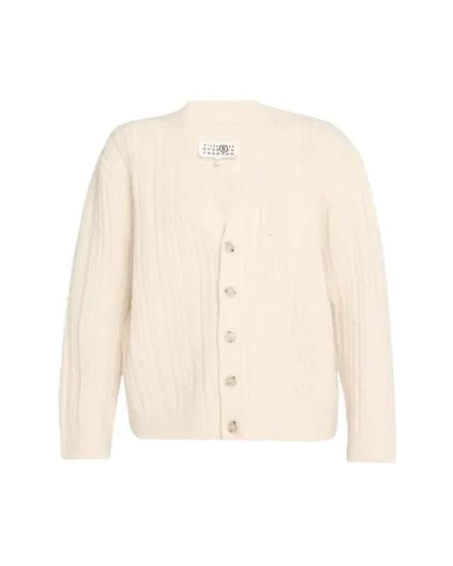 MM6 Maison Margiela Cable-Knit Cardigan