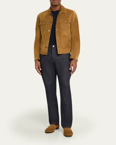 The Seven Continents Men's Charlie Raw Denim Slim-Fit Jeans | Thumbnail 2 The Seven Continents Men's Charlie Raw Denim Slim-Fit Jeans | Thumbnail 2