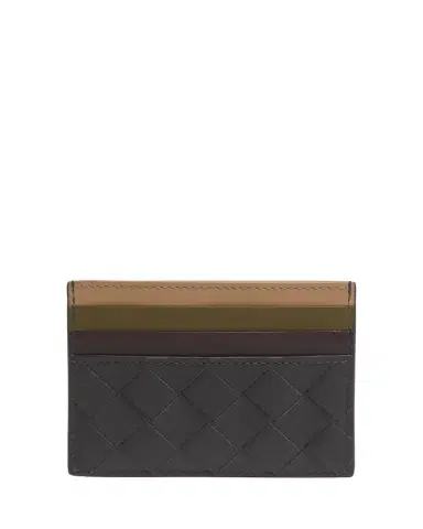 Bottega Veneta Men's Intrecciato 15 Leather Multicolor-Slot Card Holder | Thumbnail 1