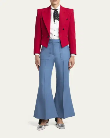 Valentino Garavani Giacca Solid Blazer | Thumbnail 2 Valentino Garavani Giacca Solid Blazer | Thumbnail 2