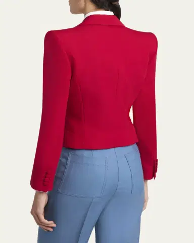 Valentino Garavani Giacca Solid Blazer | Thumbnail 3 Valentino Garavani Giacca Solid Blazer | Thumbnail 3