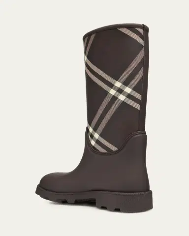 Burberry Rubber Marsh Stamp Check Rain Boots | Thumbnail 4 Burberry Rubber Marsh Stamp Check Rain Boots | Thumbnail 4