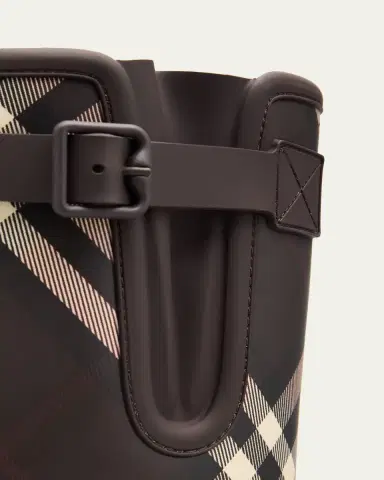 Burberry Rubber Marsh Stamp Check Rain Boots | Thumbnail 5 Burberry Rubber Marsh Stamp Check Rain Boots | Thumbnail 5