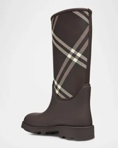 Burberry Rubber Marsh Stamp Check Rain Boots | Thumbnail 8 Burberry Rubber Marsh Stamp Check Rain Boots | Thumbnail 8