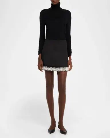 SIMKHAI Dua Beaded Mini Skirt | Thumbnail 6