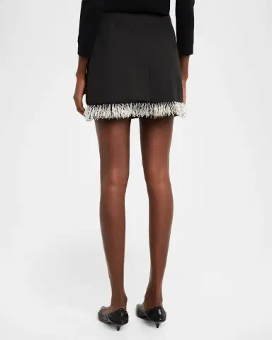 SIMKHAI Dua Beaded Mini Skirt | Thumbnail 7