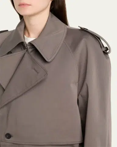 MM6 MAISON MARGIELA Boxy Trench-Style Sports Jacket | Thumbnail 5 MM6 MAISON MARGIELA Boxy Trench-Style Sports Jacket | Thumbnail 5
