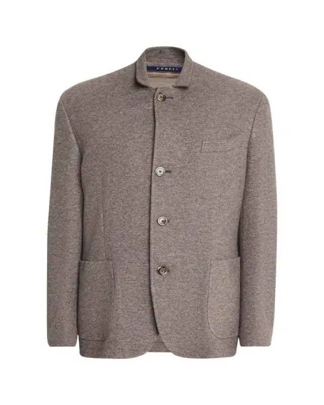 Men's Double-Face Cashmere Chore Jacket