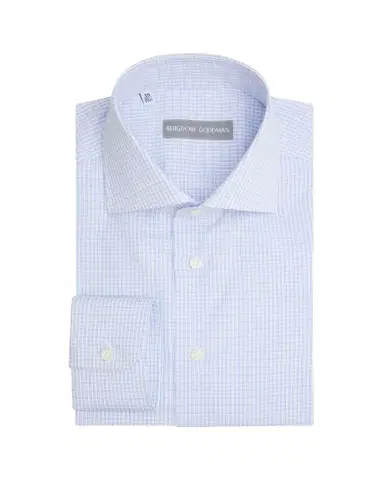 Bergdorf Goodman Men's Check Button-Front Dress Shirt | Thumbnail 1 Bergdorf Goodman Men's Check Button-Front Dress Shirt | Thumbnail 1