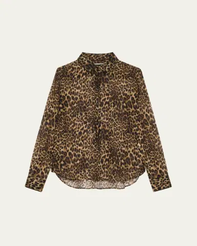 Nili Lotan Gaia Polka-Dot Silk Slim Button-Down Shirt | Thumbnail 5 Nili Lotan Gaia Polka-Dot Silk Slim Button-Down Shirt | Thumbnail 5