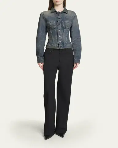 Balenciaga Corset Denim Jacket | Thumbnail 2 Balenciaga Corset Denim Jacket | Thumbnail 2