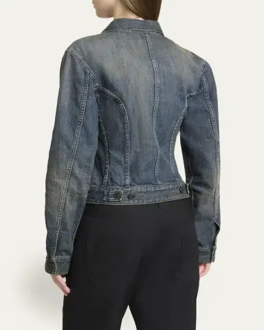 Balenciaga Corset Denim Jacket | Thumbnail 3 Balenciaga Corset Denim Jacket | Thumbnail 3