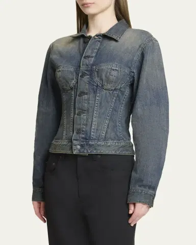 Balenciaga Corset Denim Jacket | Thumbnail 4 Balenciaga Corset Denim Jacket | Thumbnail 4