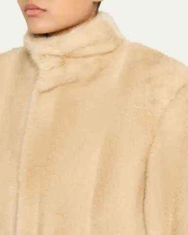 MM6 MAISON MARGIELA Straight Faux Fur Jacket | Thumbnail 5 MM6 MAISON MARGIELA Straight Faux Fur Jacket | Thumbnail 5