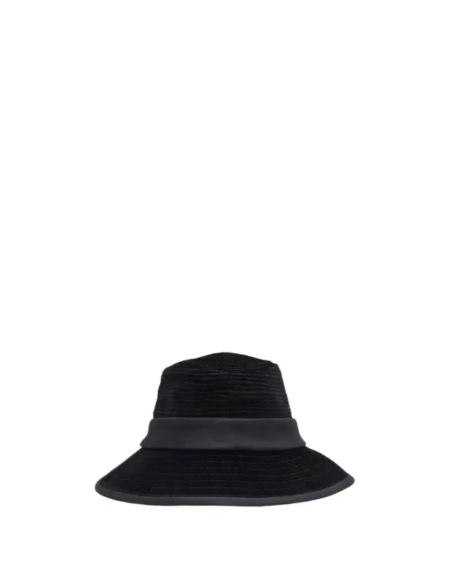 Valentino Garavani Men's VLogo Velvet Fedora Hat