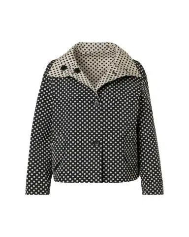 Akris punto Polka-Dot Single-Breasted Jacket | Thumbnail 1