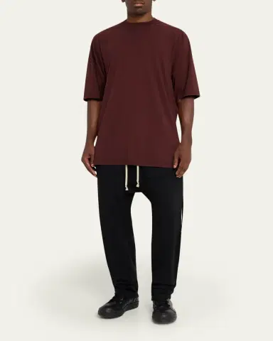 DRKSHDW RICK OWENS Men's Cotton Jumbo Crewneck T-Shirt | Thumbnail 2