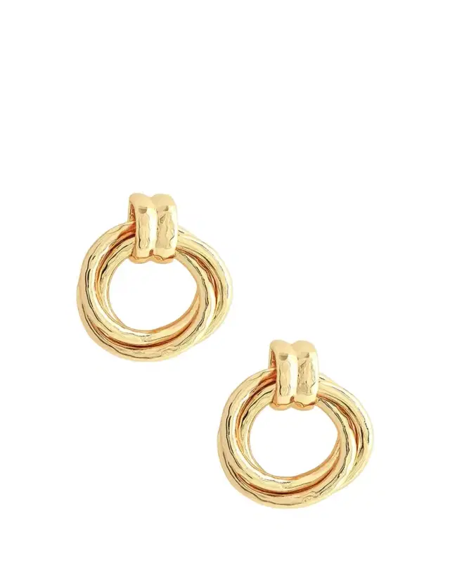 Anabel Aram Jewelry Neptune Triple Ring Earrings
