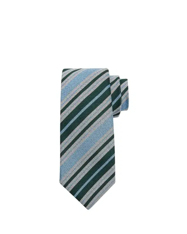 Men's Multi-Stripe Silk 7-Fold Tie