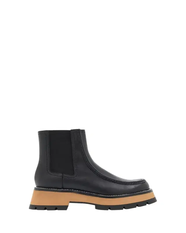 Kate Leather Lug-Sole Chelsea Boots