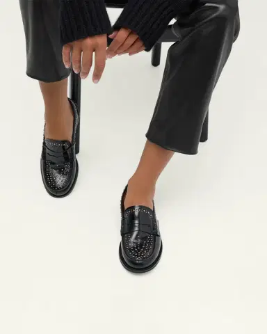 Church's Pembrey Studded Leather Penny Loafers | Thumbnail 2 Church's Pembrey Studded Leather Penny Loafers | Thumbnail 2