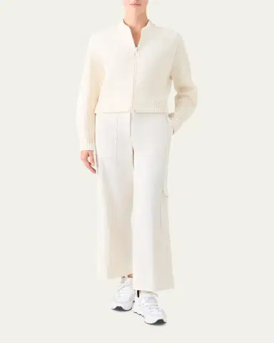 Akris punto Knit Bomber Jacket | Thumbnail 2 Akris punto Knit Bomber Jacket | Thumbnail 2