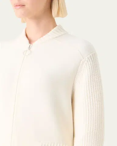Akris punto Knit Bomber Jacket | Thumbnail 5 Akris punto Knit Bomber Jacket | Thumbnail 5