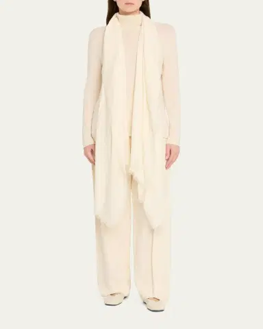 Max Mara Eguale Monogram Jacquard Scarf | Thumbnail 2