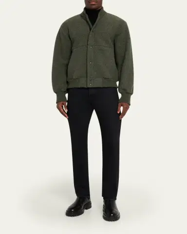 Canada Goose Men's Hudson Fleece Snap-Front Bomber Jacket | Thumbnail 6 Canada Goose Men's Hudson Fleece Snap-Front Bomber Jacket | Thumbnail 6